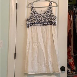Blue and White LOFT Summer Dress